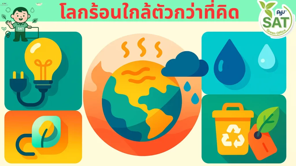 โลกร้อนใกล้ตัวกว่าที่คิด!